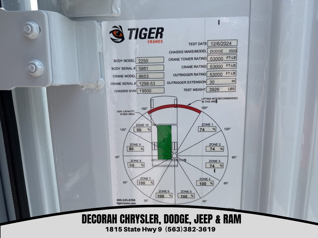 2024 RAM Ram 5500 Chassis Cab RAM 5500 TRADESMAN CHASSIS REGULAR CAB 4X4 84' CA